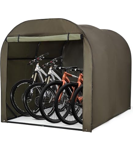 Amazon | 【EX】PYKES PEAK サイクルハウス 2台用〜3台用 自転車置き場